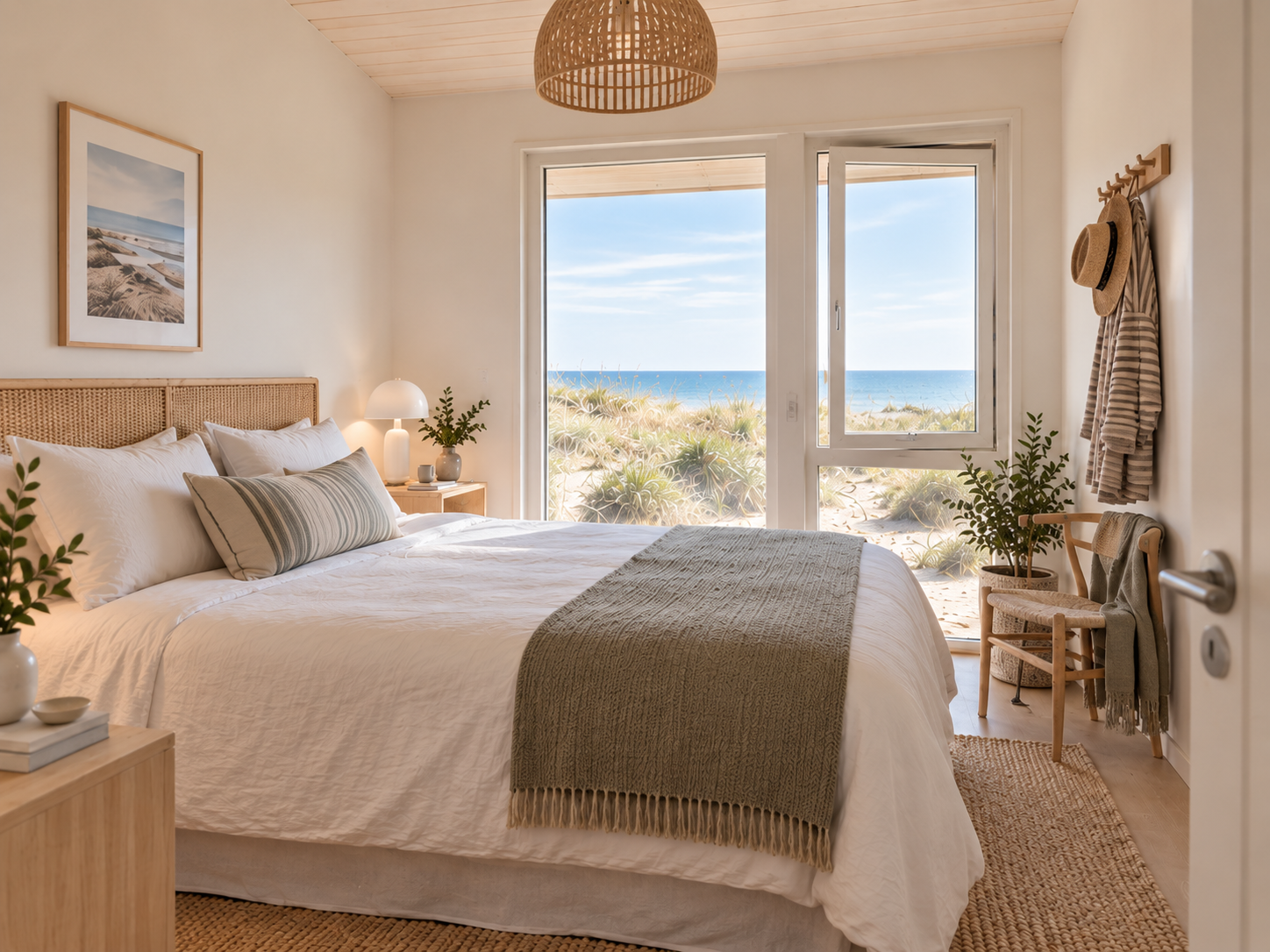Prepared Scandinavian bedroom